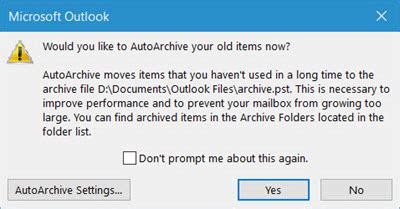 outlook online archive settings|Archive older items automatically .